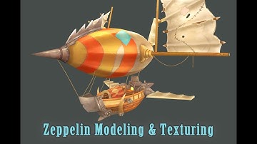 Zeppelin Modeling & Texturing Series - Painting Part 6