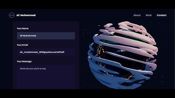 Design and Deploy an Amazing 3D Web Developer Portfolio in React JS Three JS