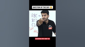 SSC Reasoning का खतरनाक सवाल 🔥| Reasoning with Mohit Sir #kdlive #reasoning #ssc