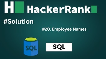 Employee Names II hackerrank II hackerrank sql II sql problems II basic sql II hackerrank solution I