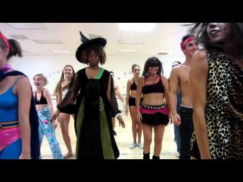 GloZell Does Thriller Dance ... Carousel Dance Studio West Hills