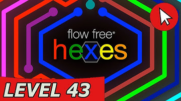 Flow Free Hexes Interval Pack Level 43 Solution (Android/IOS)