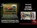 26 Nov 2022: rebroadcast of 19 April 2020 live from Gettysburg, The Paranormal View