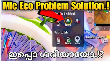 HOW TO FIX BGMI MIC ECHO PROBLEM