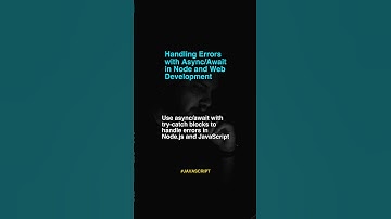 Handling Errors With Asyncawai