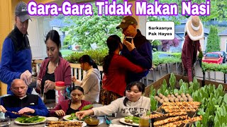 GARA-GARA TANPA NASI PAS DINNER🫣BAKAR-BAKAR 🥬PETIK SELADA