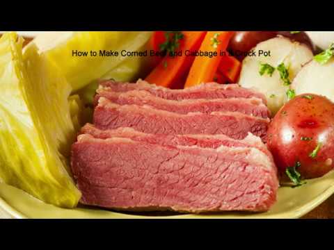 Como fazer Corned Beef e repolho em um Pot Crock