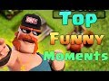 TOP COC Funny Moments, Glitches, Fails and Trolls Compilation | CLASh OF CLANS Funny Video