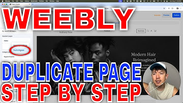 ✅ Hoe kopieer je een dubbele pagina op een Weebly-website 🔴