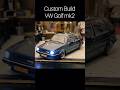 Custom Build Volkswagen Golf diecast model! Its AMAZING! #shorts #diy