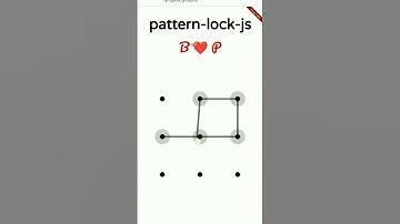 impossible pattern lock B ❤️ P #pattern #shorts
