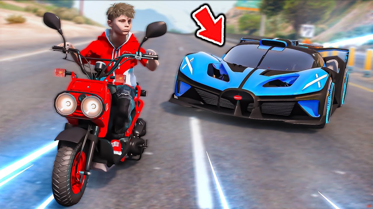 الدباب الصغير يسابق اقوى بوقاتي في العالم 😱🔥!! | فلم قراند