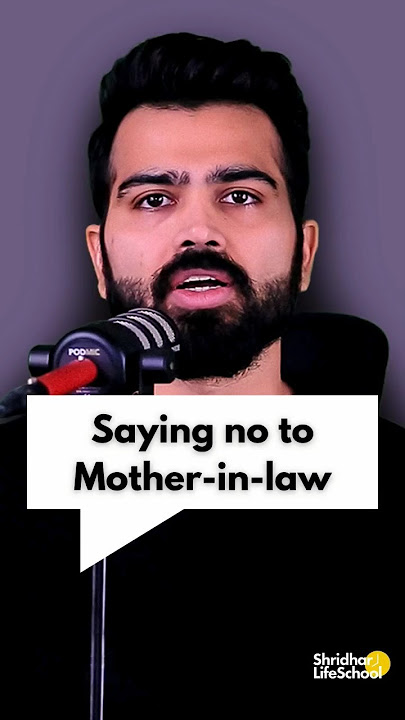 Saying 'no' to mother-in-law without hurting her. #relationship #maritallifeproblems