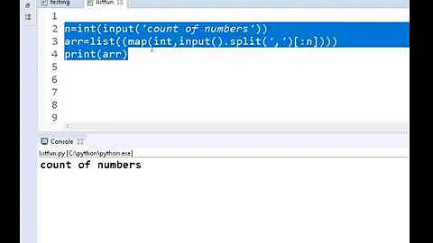 How to take n numbers as input in Python
