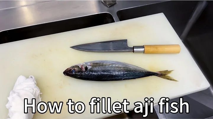How to fillet aji for sushi(アジ, 鰺)