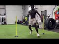 Change of directionagility and ball work with juventus moise kean at studio 9 fitness