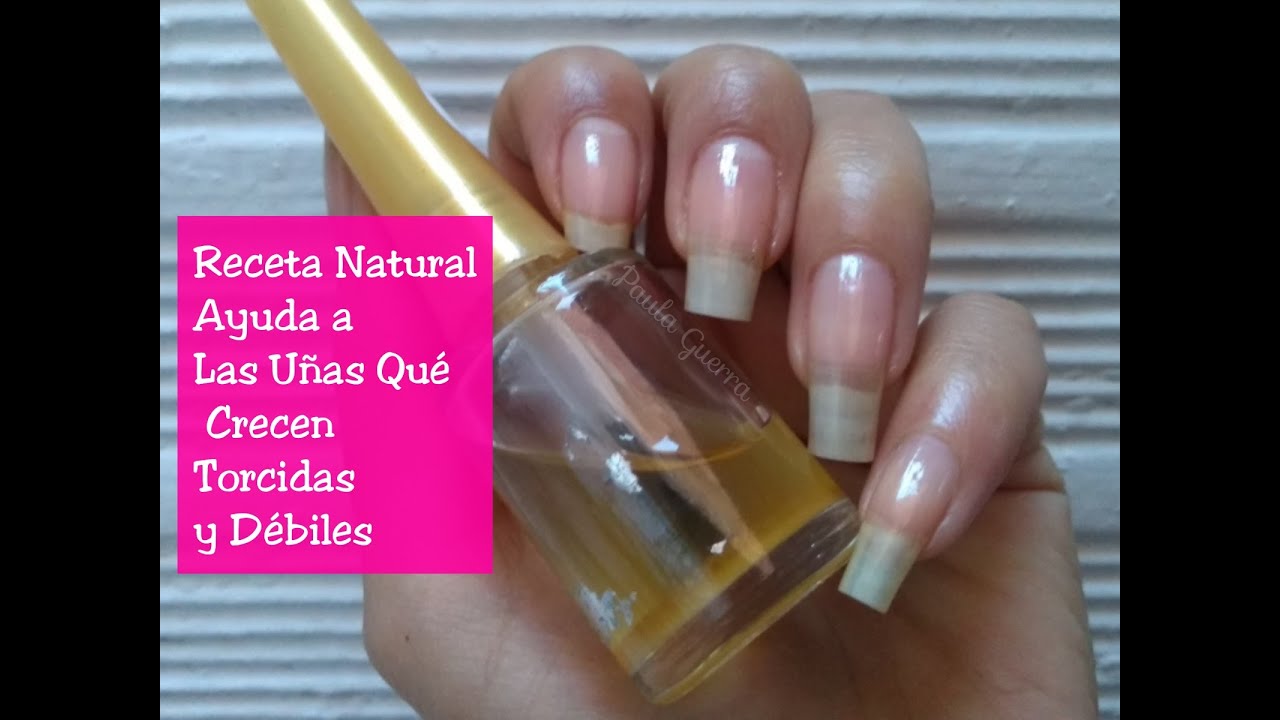 RECETA NATURAL PARA UÑAS QUE CRECEN TORCIDAS Y DÉBILES | YODO BLANCO| -  YouTube