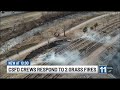 Firefighters knock down two grass fires in Colorado Springs