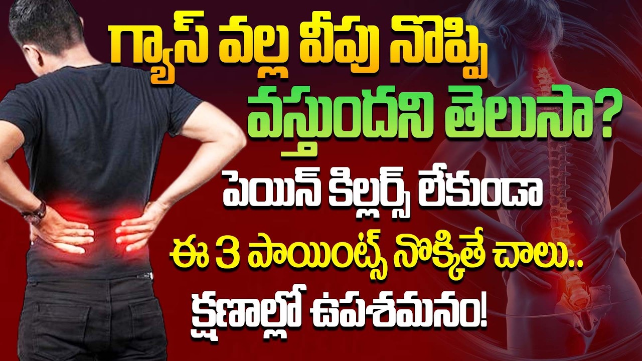 ఈ 3 పాయింట్స్ నొక్కితే చాలు.. నడుము నొప్పి, మెడ నొప్పి క్షణాల్లో ఉపశమనం! | Back Pain due to Gas