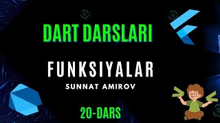 20-dars. FUNKSIYALAR || FUNCTIONS IN DART || Dart Dasturlash Tili Darslari