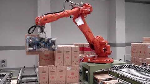 Kuka Palletizing robot for carton