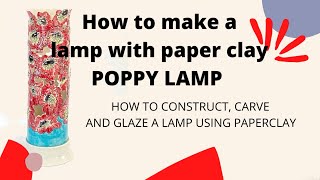 How to create an awesome paper-clay lamp! by Karen O'Lone-Hahn 123 views 2 years ago 5 minutes, 31 seconds