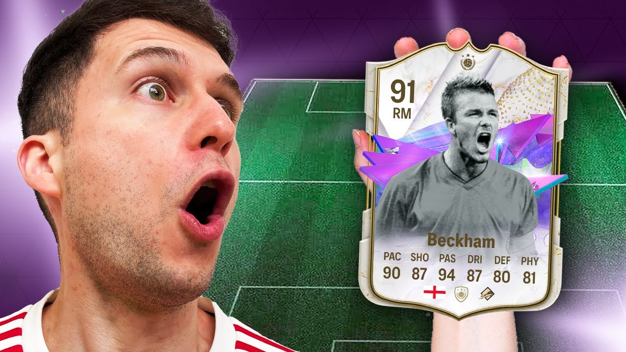 A LENDA VOLTOU!! TIRAMOS O BECKHAM EM UM PACK ALEATÓRIO E JOGUEI A WL COM ELE!! MONSTRO! EA FC 24 UT
