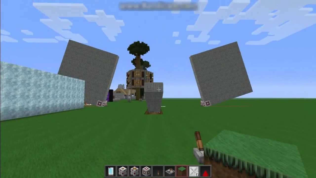 mur qui bouge minecraft - YouTube