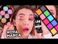 TESTEI MAKES da *UNI MAKEUP* a NOVA MARCA BARATINHA da 25 DE MARÇO! Parte 1