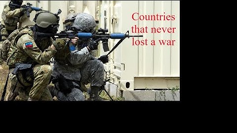 Countries That Never Lost A War