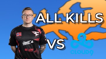 rain ALL KILLS vs Cloud9 | PW Europe RMR | CS2 PRO POVs