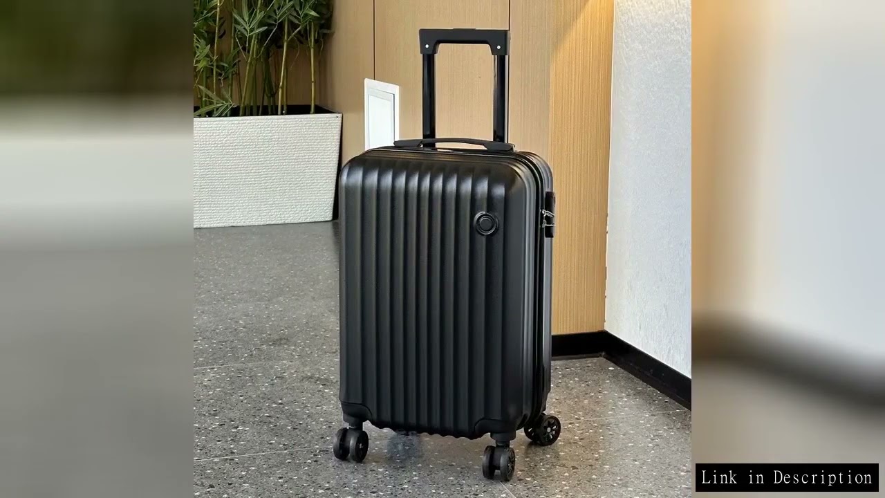 New 20inch Luggage, Carry-On Trolley Case, Pc Thickened Hard Shell Material, High-Strength Compressi
