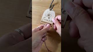 Macramé Meets Wood Engraving 🧶🪵 using xtool F1 #xtoolf1 #macrameprojects
