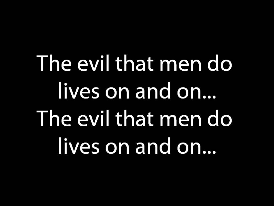 Powerwolf - The Evil That Men Do (Iron Maiden cover) Lyrics