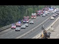 [Kolonnenfahrten] Massive Unterstützung von Feuerwehren aus Hessen für NRW