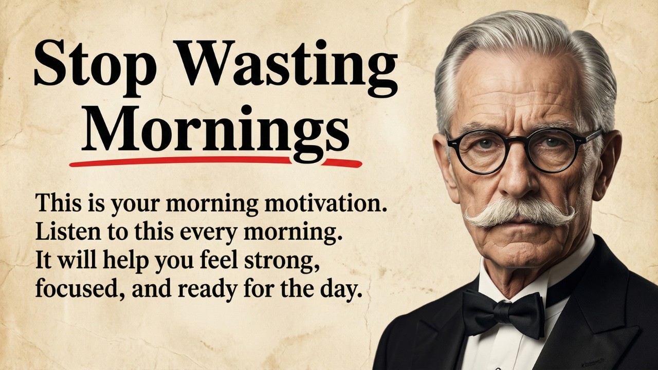 Stop Wasting Your Life! The Perfect Morning Routine ☀️ (English Motivation)