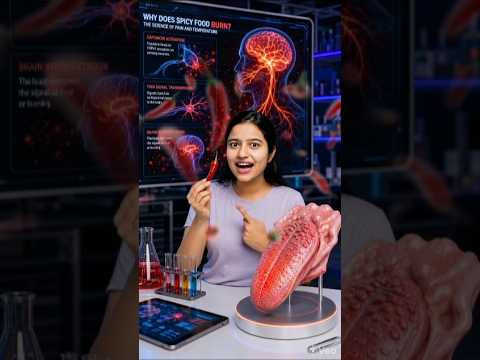 जिबान का सबसे बड़ा रहस्य | तीखा स्वाद नहीं होता #facts #food #science #tonguehealth #healthtips