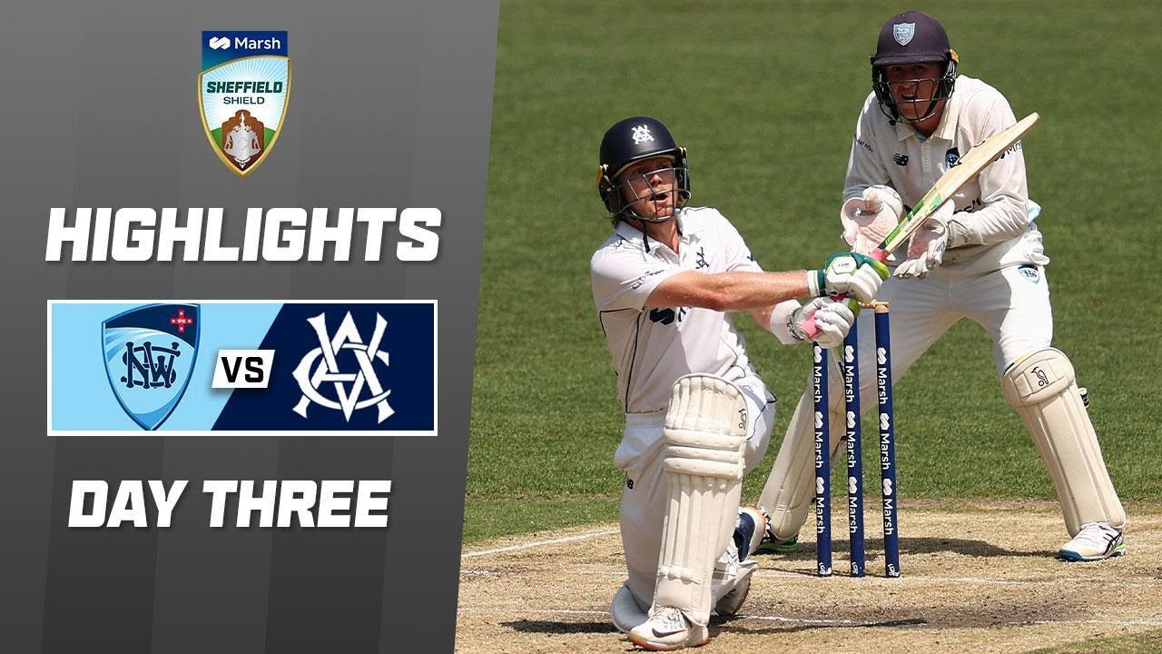 NSW v Victoria | Sheffield Shield 2023-24 | Day 3