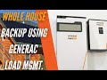 Generac PWRCell Whole House Backup with Intelligent Load Management