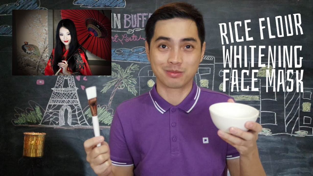 DIY Rice Flour Mask Skin Buffet Episode 1 YouTube