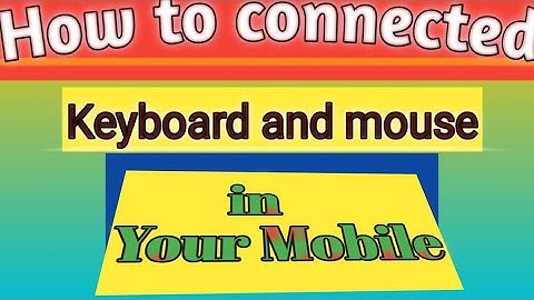 Apane  Smartphone Ko PC jaisa Banaye || Connect Keyboard And Mouse On Mobile Simultaneously ||