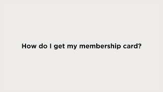 OSHC: How do I get my membership card?