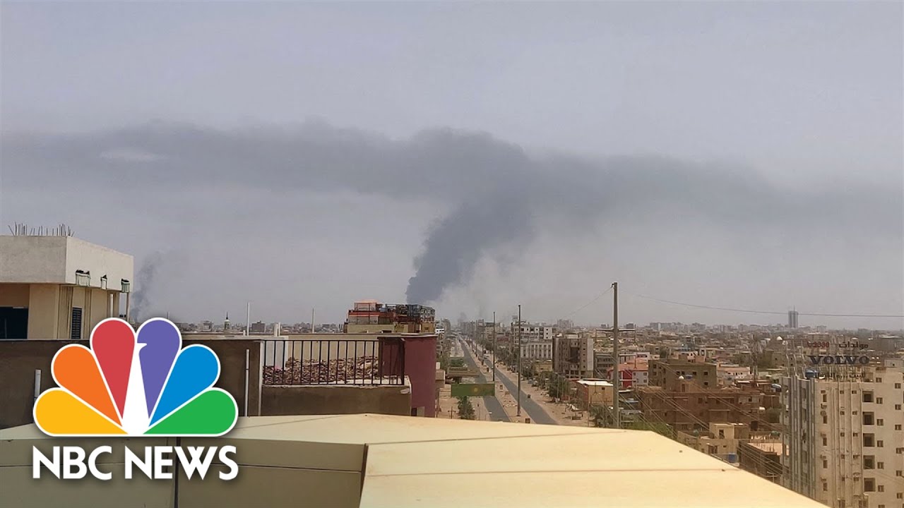 Smoke rises over Sudan’s capital as cease-fire extension seems to break down