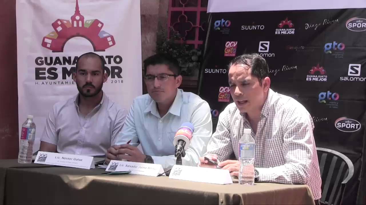 Rueda de prensa para anunciar la carrera Salomon Urban Trail Guanajuato capital gains tax
