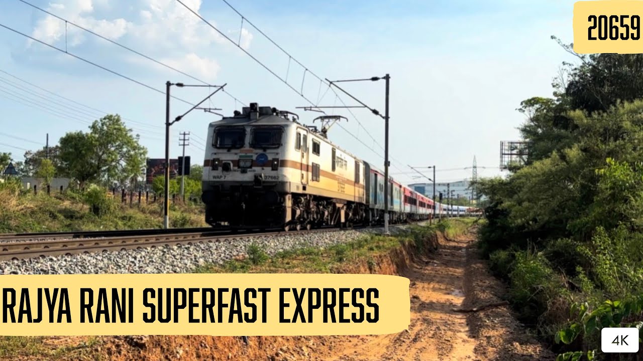 #20659 Rajya Rani Superfast Express with new LHB coaches - YouTube