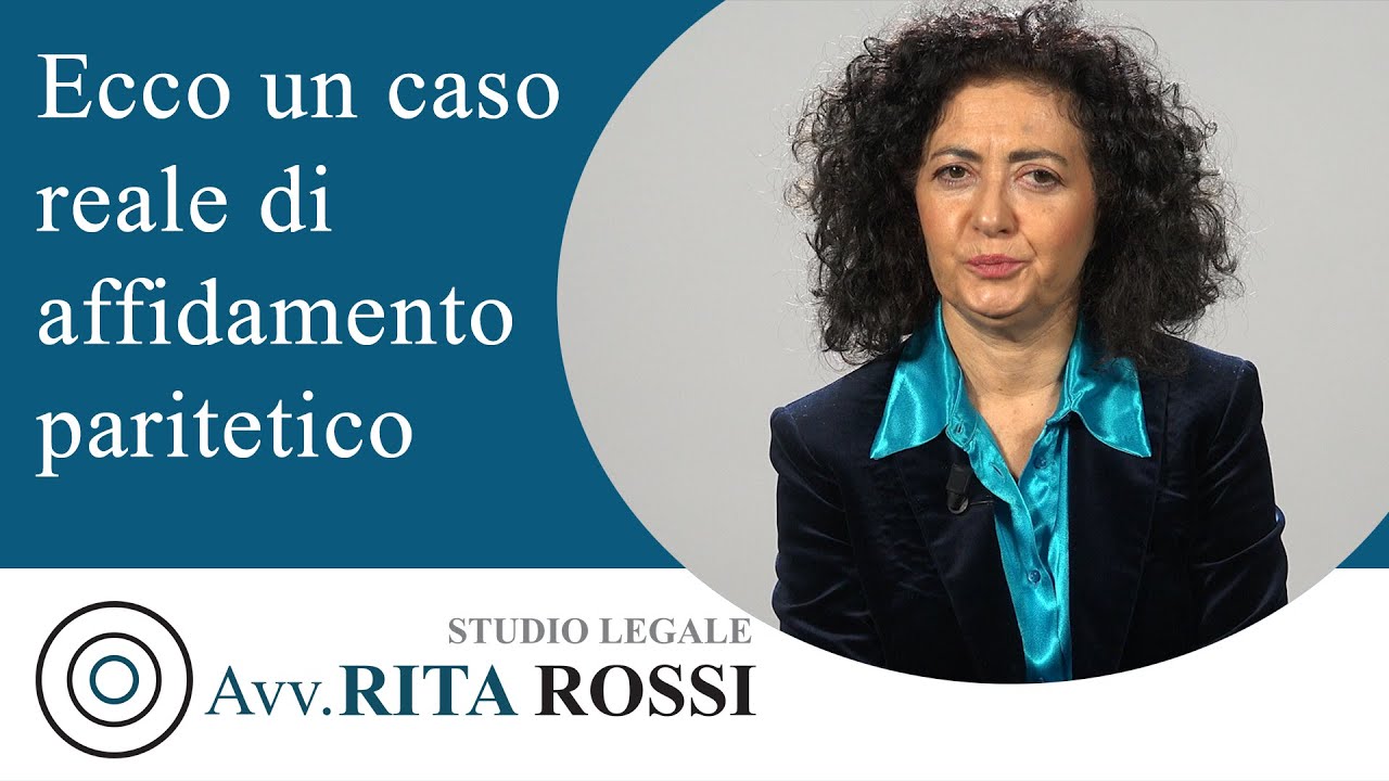 Ecco un caso reale di affidamento paritetico