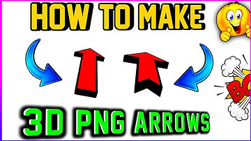 How to make 3D arrow in Pixellab 😘 || How to make arrow | 3D PNG arrow kaise banaye