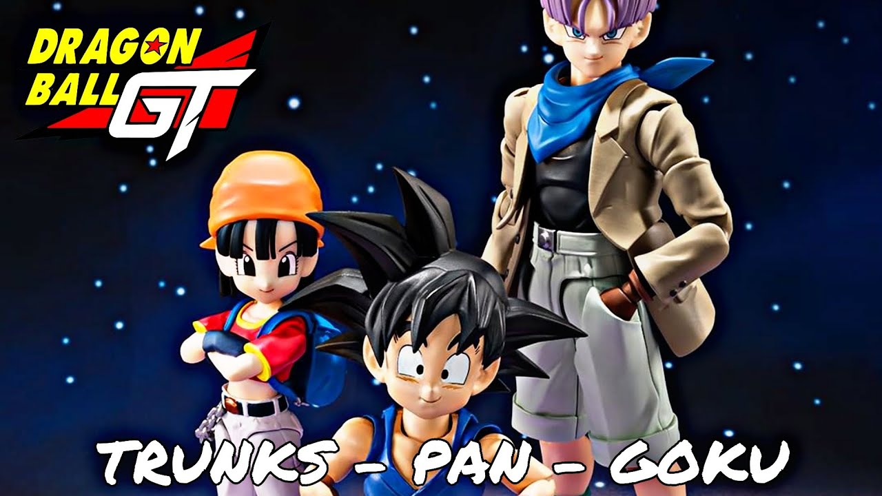 S.H. Figuarts Dragon Ball GT Trunks and Pan - DBZ Figures.com