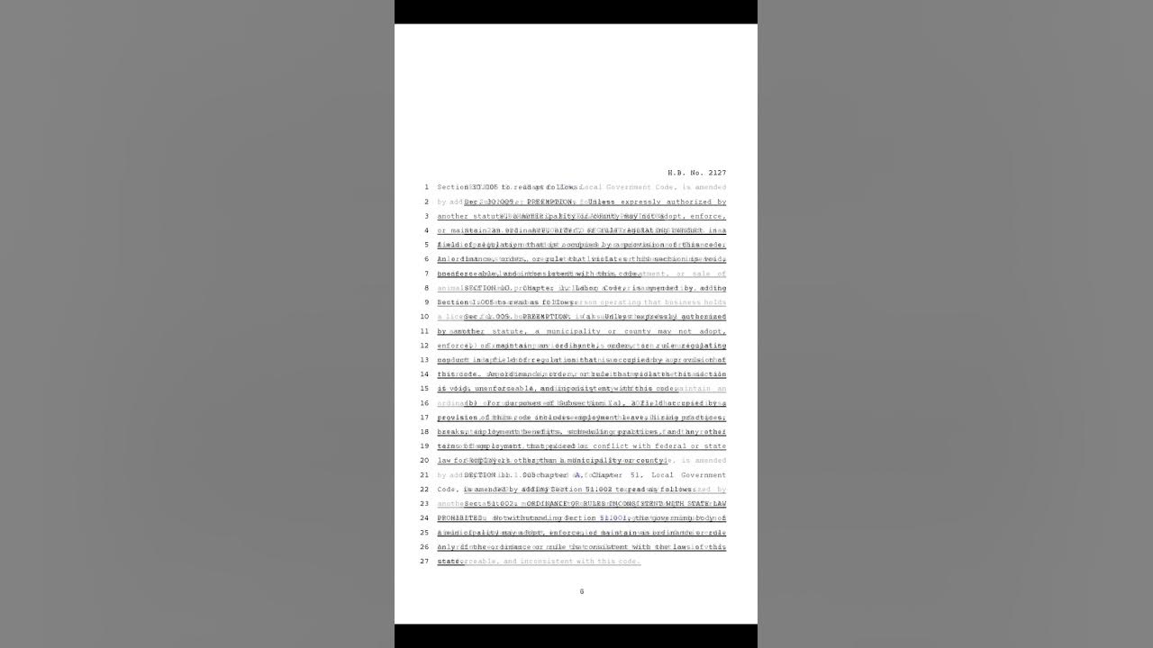 Texas House Bill 2127 YouTube