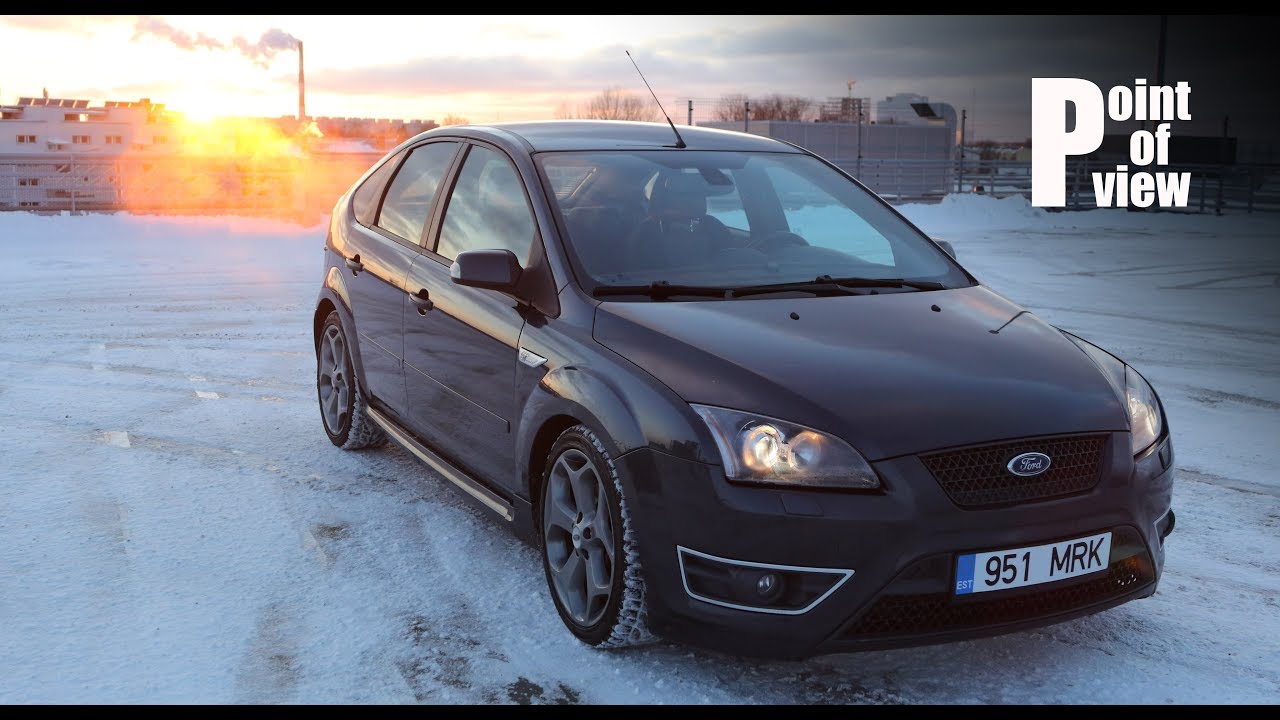 Ford Focus ST cold start and POV drive in -26'C - YouTube